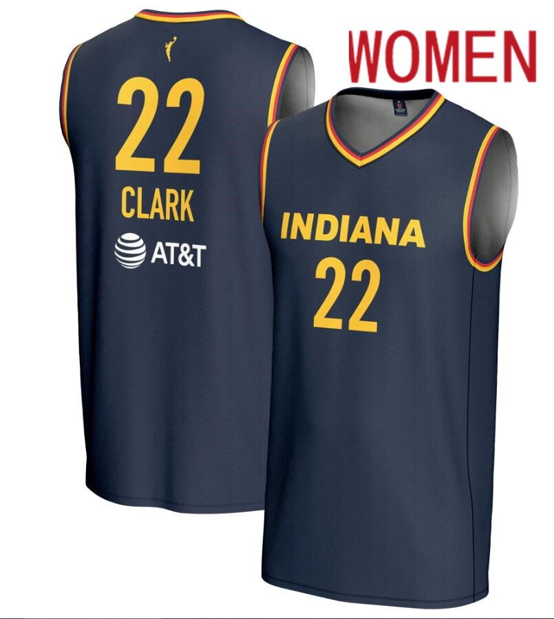 Women  Unisex GameDay Greats #22 Caitlin Clark Navy Indiana Fever Lightweight blue Basketball Jersey